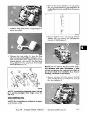 2006 Arctic Cat ATVs factory service and repair manual, Page 375