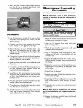 2006 Arctic Cat ATVs factory service and repair manual, Page 377