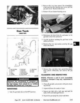 2006 Arctic Cat ATVs factory service and repair manual, Page 379