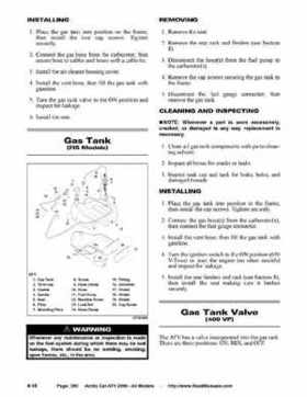 2006 Arctic Cat ATVs factory service and repair manual, Page 380