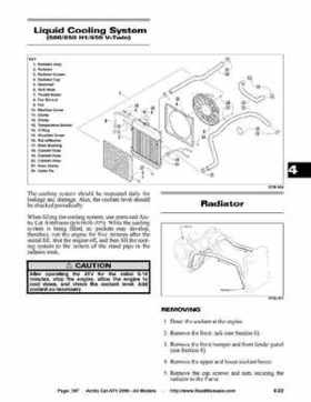 2006 Arctic Cat ATVs factory service and repair manual, Page 387