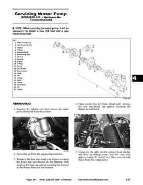 2006 Arctic Cat ATVs factory service and repair manual, Page 391