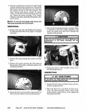2006 Arctic Cat ATVs factory service and repair manual, Page 396