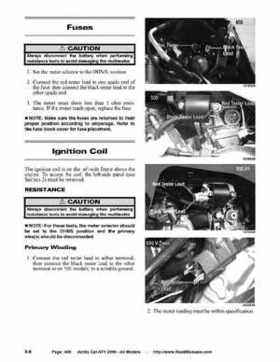 2006 Arctic Cat ATVs factory service and repair manual, Page 406