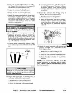 2006 Arctic Cat ATVs factory service and repair manual, Page 417