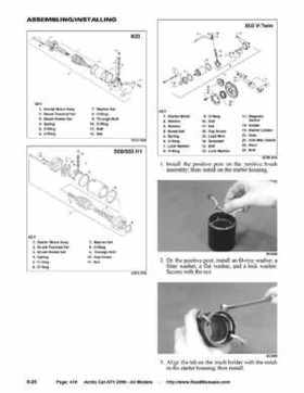 2006 Arctic Cat ATVs factory service and repair manual, Page 418