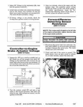 2006 Arctic Cat ATVs factory service and repair manual, Page 425