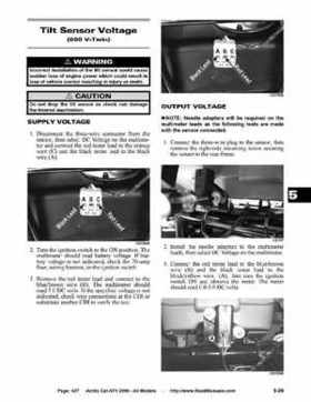 2006 Arctic Cat ATVs factory service and repair manual, Page 427