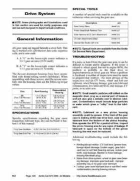 2006 Arctic Cat ATVs factory service and repair manual, Page 430
