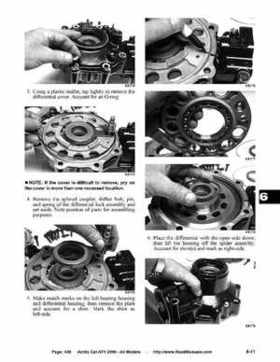 2006 Arctic Cat ATVs factory service and repair manual, Page 439