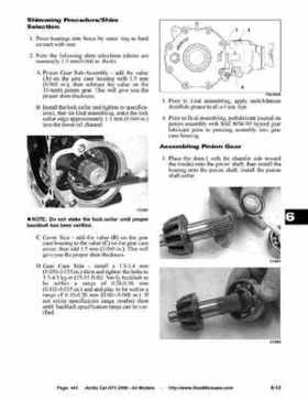 2006 Arctic Cat ATVs factory service and repair manual, Page 441