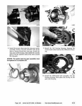 2006 Arctic Cat ATVs factory service and repair manual, Page 443