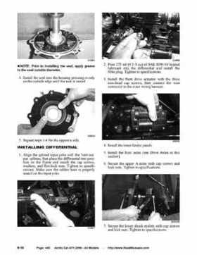 2006 Arctic Cat ATVs factory service and repair manual, Page 446