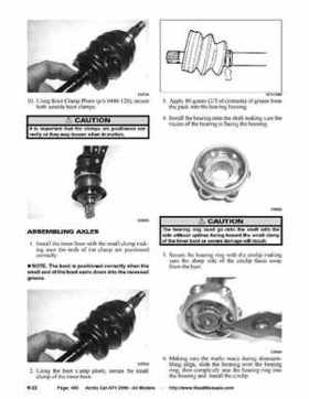 2006 Arctic Cat ATVs factory service and repair manual, Page 450