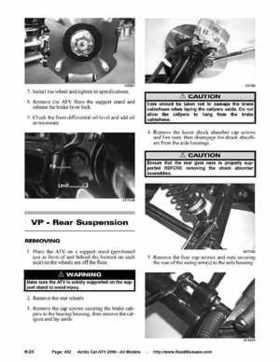 2006 Arctic Cat ATVs factory service and repair manual, Page 452