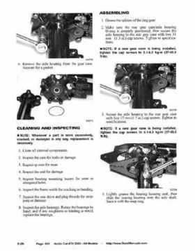2006 Arctic Cat ATVs factory service and repair manual, Page 454