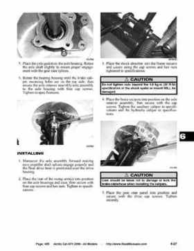 2006 Arctic Cat ATVs factory service and repair manual, Page 455