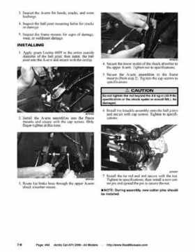 2006 Arctic Cat ATVs factory service and repair manual, Page 464