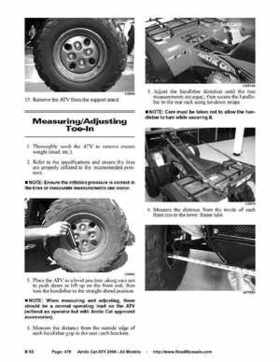 2006 Arctic Cat ATVs factory service and repair manual, Page 478