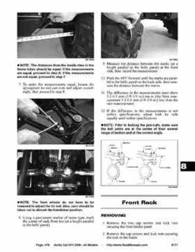 2006 Arctic Cat ATVs factory service and repair manual, Page 479