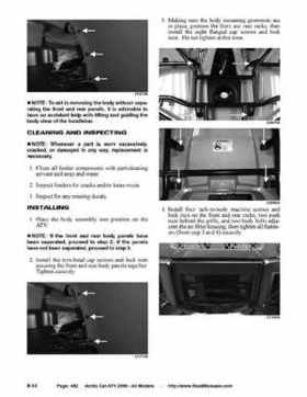 2006 Arctic Cat ATVs factory service and repair manual, Page 482