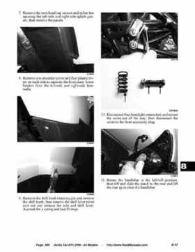 2006 Arctic Cat ATVs factory service and repair manual, Page 485