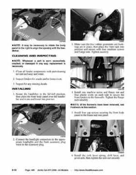 2006 Arctic Cat ATVs factory service and repair manual, Page 486