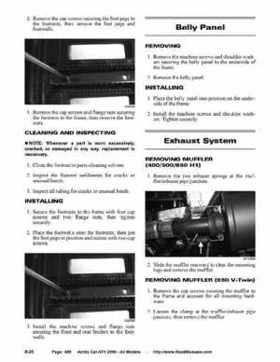 2006 Arctic Cat ATVs factory service and repair manual, Page 488
