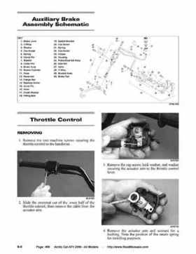 2006 Arctic Cat ATVs factory service and repair manual, Page 498