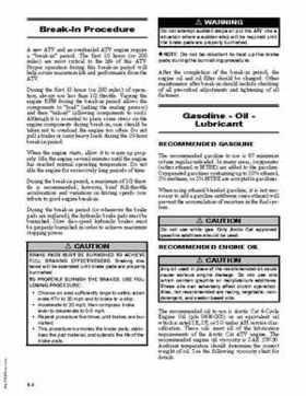 2006 Arctic Cat DVX Utility 250 Service Manual, Page 5