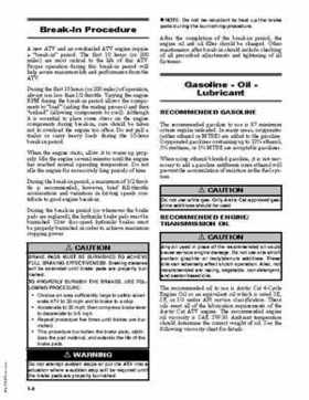 2007 Arctic Cat ATVs 400/500/650/700 Service Manual, Page 9