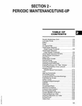 2007 Arctic Cat ATVs 400/500/650/700 Service Manual, Page 12