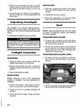 2007 Arctic Cat ATVs 400/500/650/700 Service Manual, Page 447