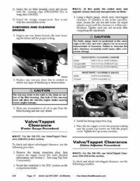 2007 Arctic Cat ATVs factory service and repair manual, Page 17