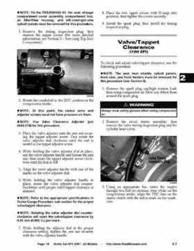 2007 Arctic Cat ATVs factory service and repair manual, Page 18