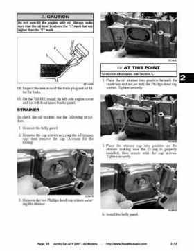 2007 Arctic Cat ATVs factory service and repair manual, Page 24