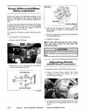2007 Arctic Cat ATVs factory service and repair manual, Page 25