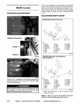 2007 Arctic Cat ATVs factory service and repair manual, Page 29