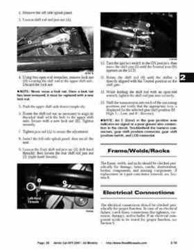 2007 Arctic Cat ATVs factory service and repair manual, Page 30