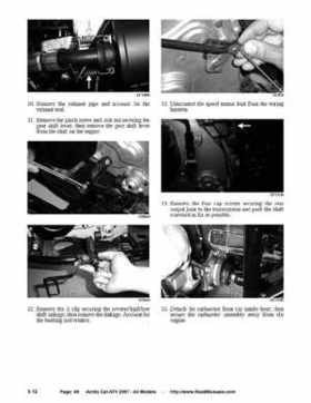 2007 Arctic Cat ATVs factory service and repair manual, Page 49