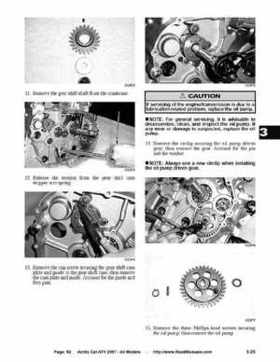 2007 Arctic Cat ATVs factory service and repair manual, Page 62