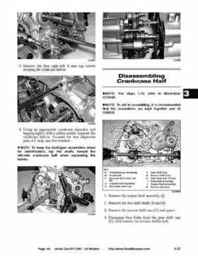 2007 Arctic Cat ATVs factory service and repair manual, Page 64