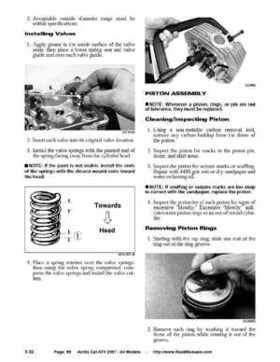 2007 Arctic Cat ATVs factory service and repair manual, Page 69