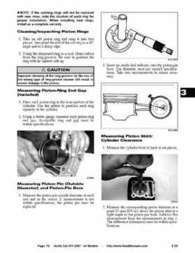 2007 Arctic Cat ATVs factory service and repair manual, Page 70