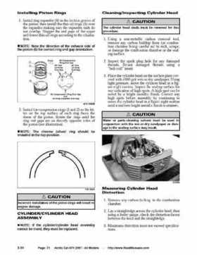 2007 Arctic Cat ATVs factory service and repair manual, Page 71