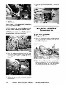 2007 Arctic Cat ATVs factory service and repair manual, Page 99