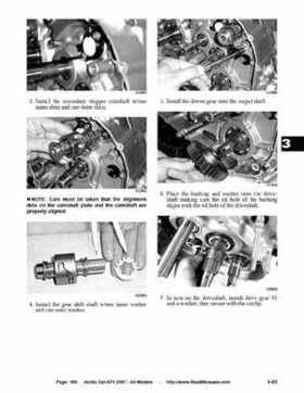 2007 Arctic Cat ATVs factory service and repair manual, Page 100