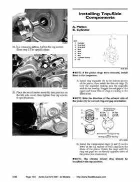 2007 Arctic Cat ATVs factory service and repair manual, Page 103