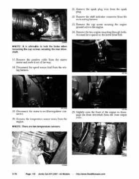 2007 Arctic Cat ATVs factory service and repair manual, Page 115