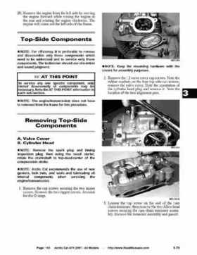 2007 Arctic Cat ATVs factory service and repair manual, Page 116